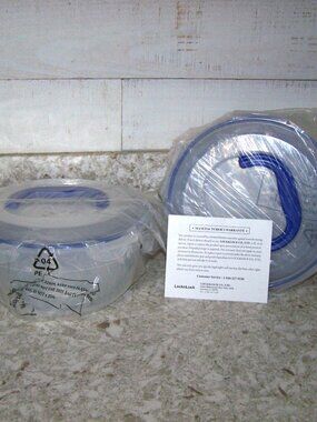 LocknLock 14-Piece Nestable Bowl Storage Set w/Handle Lids
